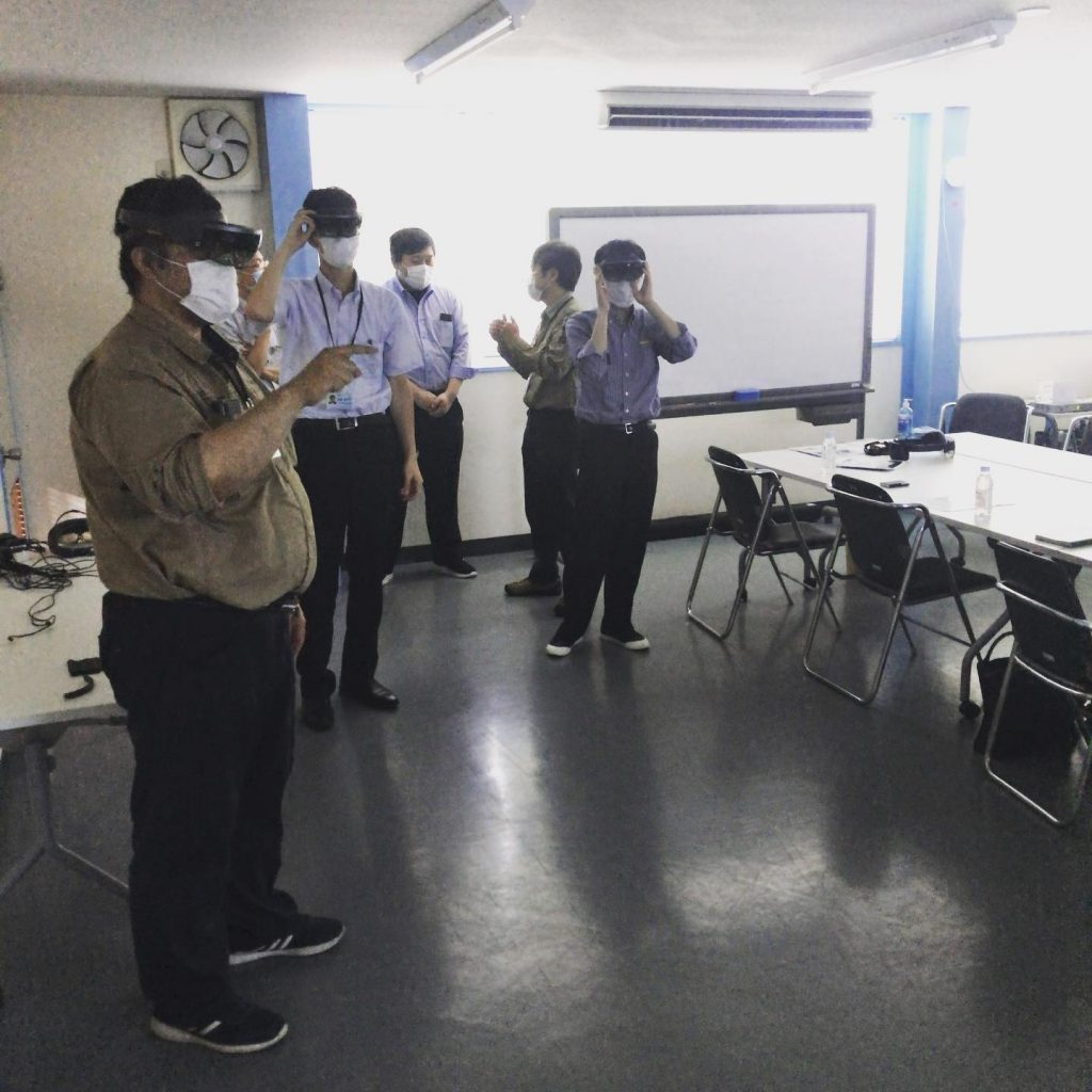 北陸地方整備局　信濃川河川事務所の方にHolostructionを体験いただきました！